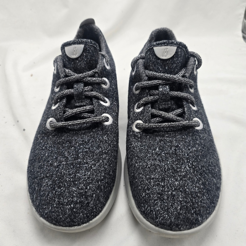Allbirds Wool Runners Sneakers Women 9 Charcoal Grey Merino Wool Sustainable Eco - Picture 6 of 8